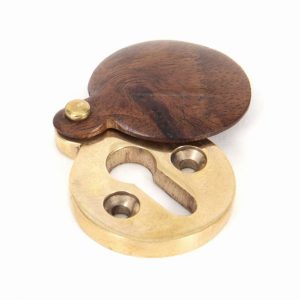 From the Anvil Rosewood 30mm Round Escutcheon - 83832