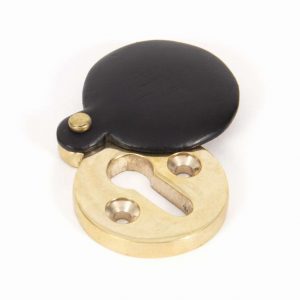 From the Anvil Ebony 30mm Round Escutcheon - 83833
