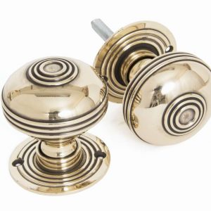 From the Anvil Aged Brass 63mm Prestbury Mortice/Rim Knob Set - 83858