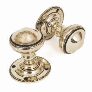 From the Anvil Aged Brass Brockworth Mortice Knob Set - 83862