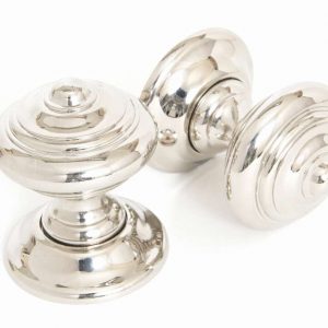 From the Anvil Polished Nickel Elmore Concealed Mortice Knob Set - 83863