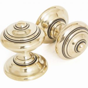 From the Anvil Aged Brass Elmore Concealed Mortice Knob Set - 83864