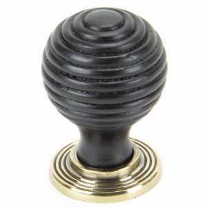 From the Anvil Ebony and AB Beehive Cabinet Knob 35mm - 83871