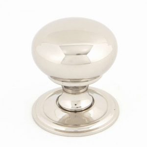 From the Anvil Polished Nickel Mushroom Cabinet Knob 32mm - 83884