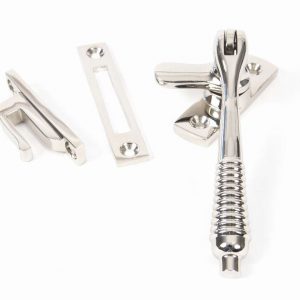 From the Anvil Polished Nickel Locking Reeded Fastener - 83918