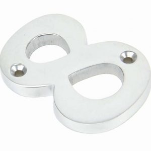 From the Anvil Satin Chrome Numeral 8 - 83928