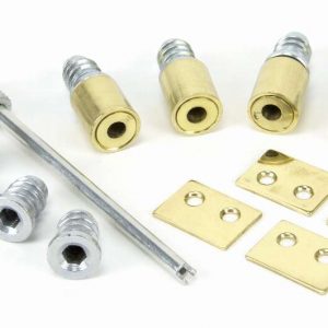 From the Anvil Lacquered Brass Secure Stops (Pack of 4) - 83941