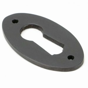 From the Anvil Aged Bronze Oval Escutcheon - 83948