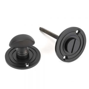 From the Anvil Aged Bronze Round Bathroom Thumbturn - 83958