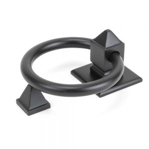 From the Anvil Aged Bronze Ring Door Knocker - 83960