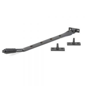 From the Anvil Aged Bronze 10" Reeded Stay - 83969