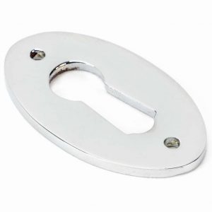 From the Anvil Polished Chrome Oval Escutcheon - 90280