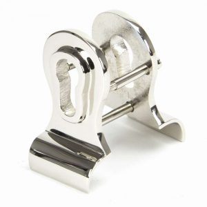 From the Anvil Polished Nickel 50mm Euro Door Pull (Back to Back fixings) - 90282