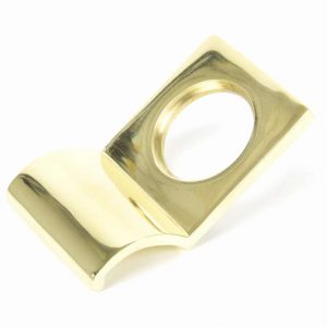 From the Anvil Polished Brass Rim Cylinder Pull - 90283