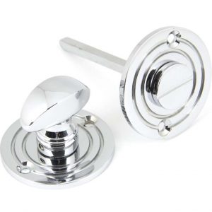 From the Anvil Polished Chrome Round Bathroom Thumbturn - 90284