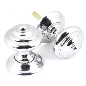 From the Anvil Polished Chrome Elmore Concealed Mortice Knob Set - 90296