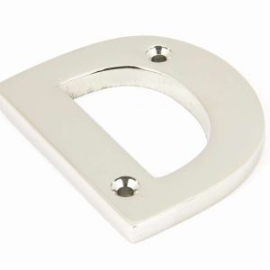 From the Anvil Polished Nickel Letter D - 90303D