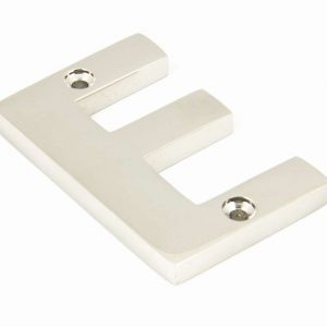 From the Anvil Polished Nickel Letter E - 90303E