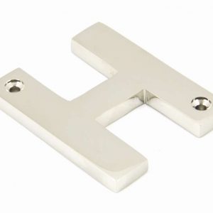 From the Anvil Polished Nickel Letter H - 90303H