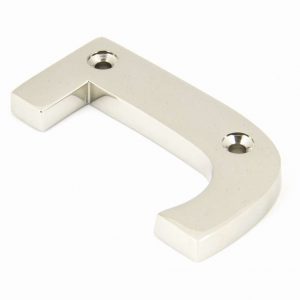 From the Anvil Polished Nickel Letter J - 90303J