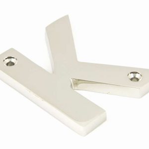 From the Anvil Polished Nickel Letter K - 90303K