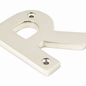 From the Anvil Polished Nickel Letter R - 90303R