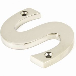 From the Anvil Polished Nickel Letter S - 90303S