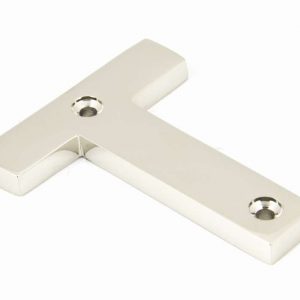 From the Anvil Polished Nickel Letter T - 90303T