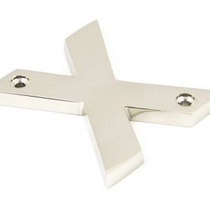 From the Anvil Polished Nickel Letter X - 90303X
