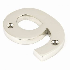 From the Anvil Polished Nickel Numeral 9 - 90319