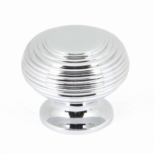 From the Anvil Polished Chrome Beehive Cabinet Knob 40mm - 90336