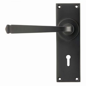 From the Anvil Aged Bronze Avon Lever Lock Set - 90361