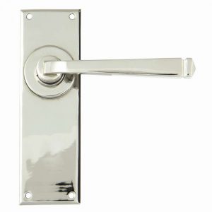 From the Anvil Polished Nickel Avon Lever Latch Set - 90364