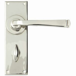 From the Anvil Polished Nickel Avon Lever Bathroom Set - 90368