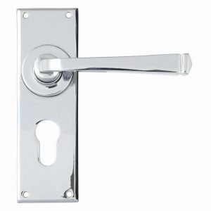 From the Anvil Polished Chrome Avon Lever Euro Set - 90371