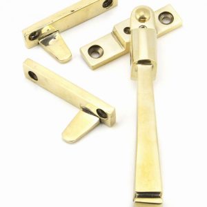 From the Anvil Aged Brass Night-Vent Locking Avon Fastener - 90411