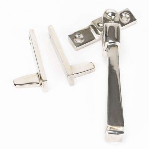 From the Anvil Polished Nickel Night-Vent Locking Avon Fastener - 90413