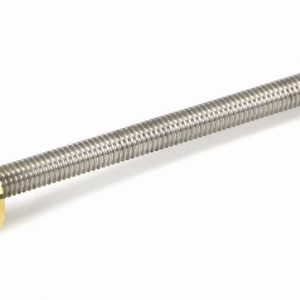 From the Anvil Polished Brass ended SS M6 110mm Threaded Bar - 90437