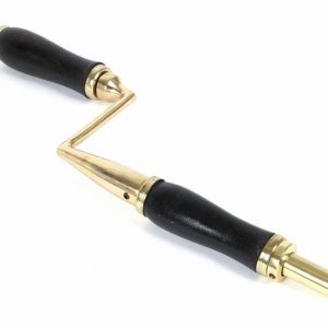 From the Anvil Lacquered Brass Window Winder with Handle - 91028