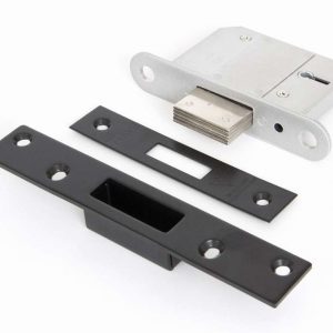 From the Anvil Black 2 1/2" BS 5 Lever Deadlock KA - 91067