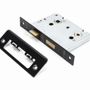 From the Anvil Black 3" Bathroom Mortice Lock - 91085