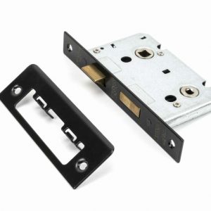 From the Anvil Black 2 1/2" Bathroom Mortice Lock - 91089