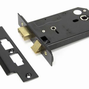 From the Anvil Black 5" Horizontal Bathroom Lock - 91117