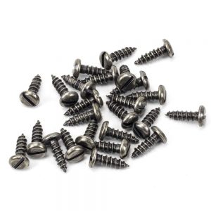 From the Anvil Pewter 8x?" Round Head Screws (25) - 91195