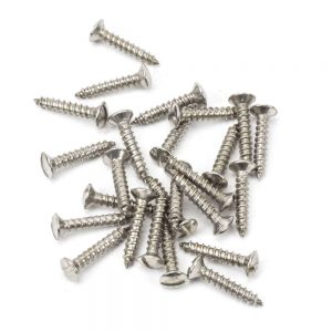 From the Anvil Stainless Steel 6x?" Countersunk Raised Head Screws (25) - 91247