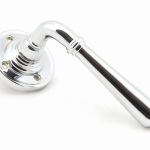 From the Anvil Polished Chrome Newbury Lever on Rose Set - 91425
