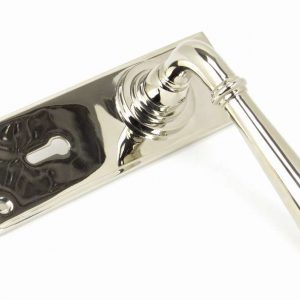 From the Anvil Polished Nickel Newbury Lever Lock Set - 91428