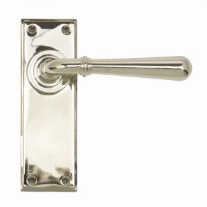 From the Anvil Polished Nickel Newbury Lever Latch Set - 91429