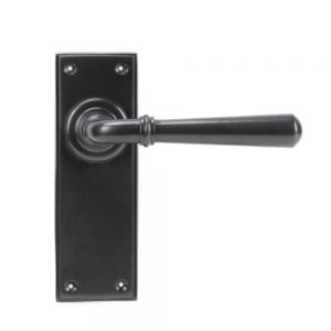 From the Anvil Aged Bronze Newbury Lever Latch Set - 91436