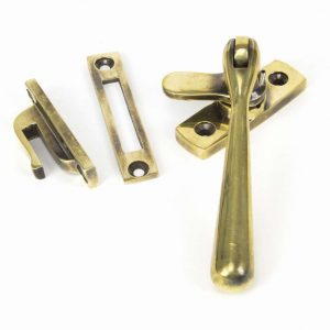 From the Anvil Aged Brass Locking Newbury Fastener - 91441